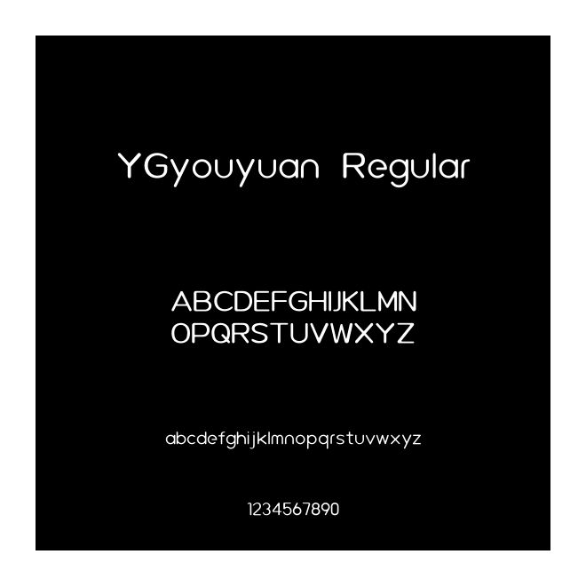 YGyouyuan  Regular