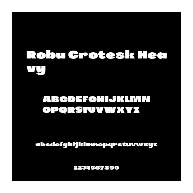 Robu Grotesk Heavy