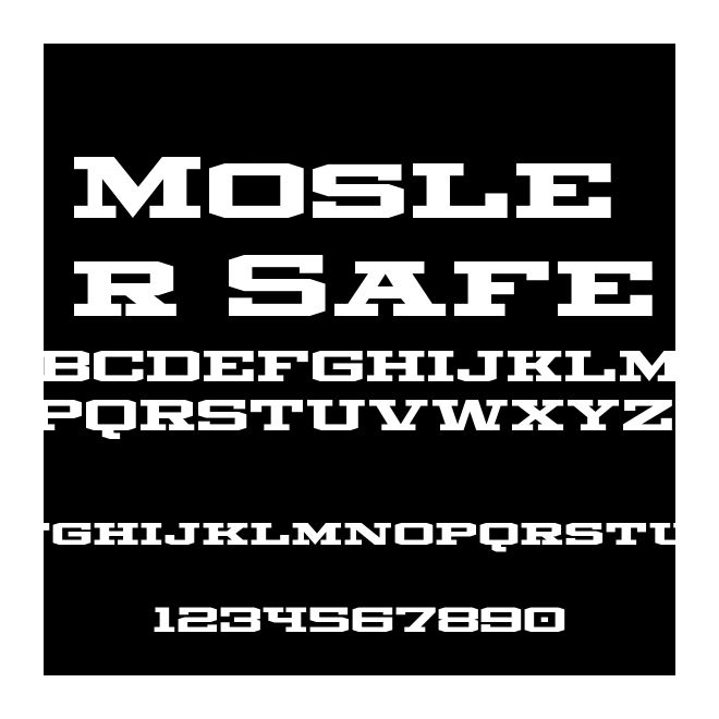 Mosler Safe
