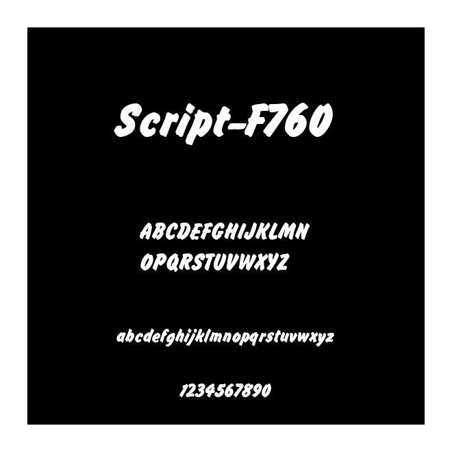 Script-F760