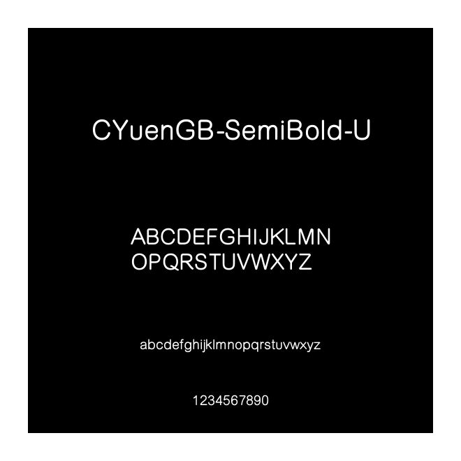 CYuenGB-SemiBold-U