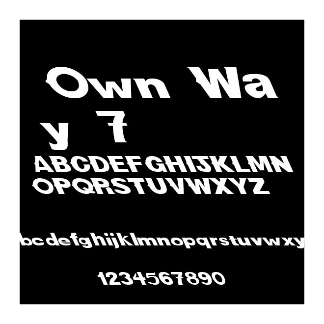 Own Way 7