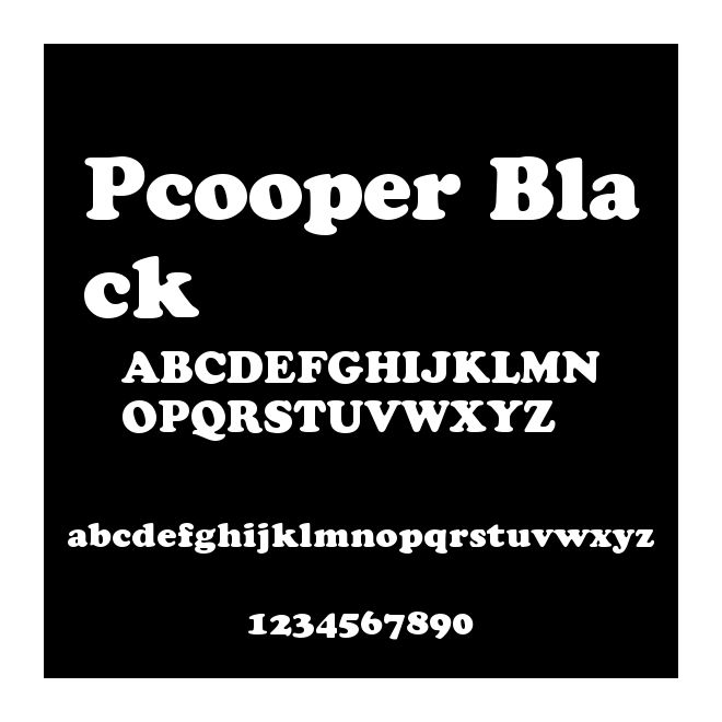 Pcooper Black