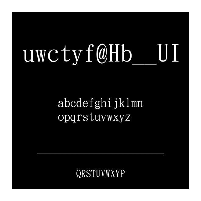 UWCTYF (Big5)