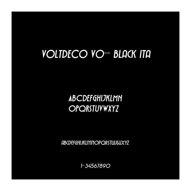 VOLTDECO V02 Black Ita