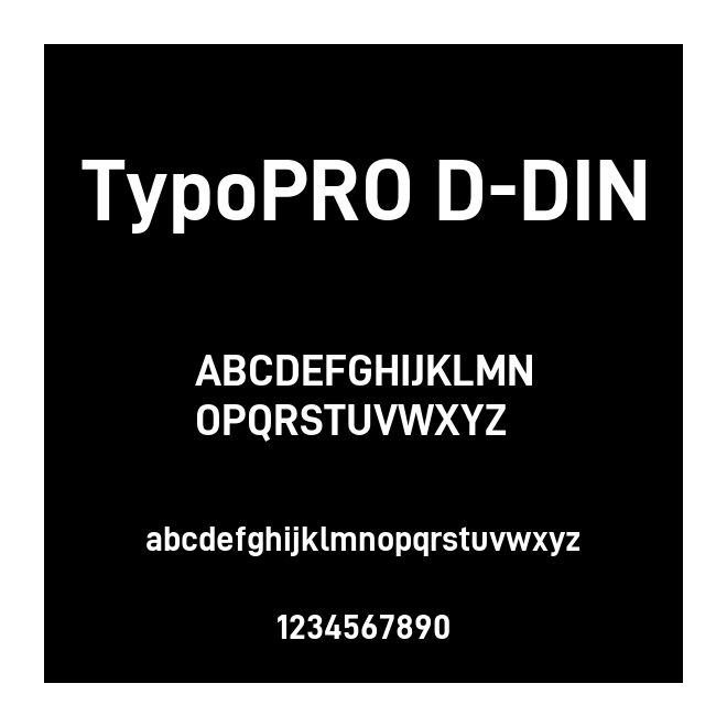 TypoPRO D-DIN