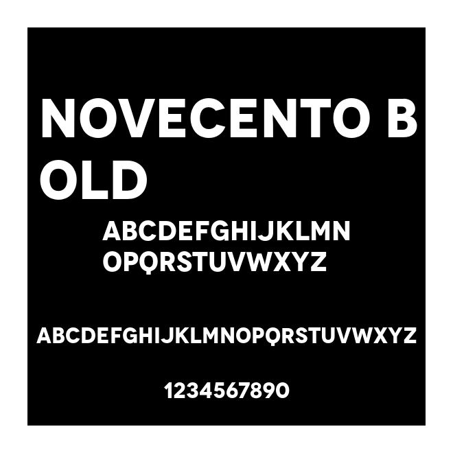 Novecento Bold