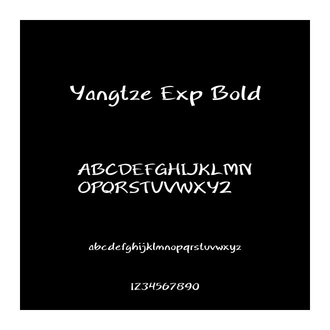 Yangtze Exp Bold