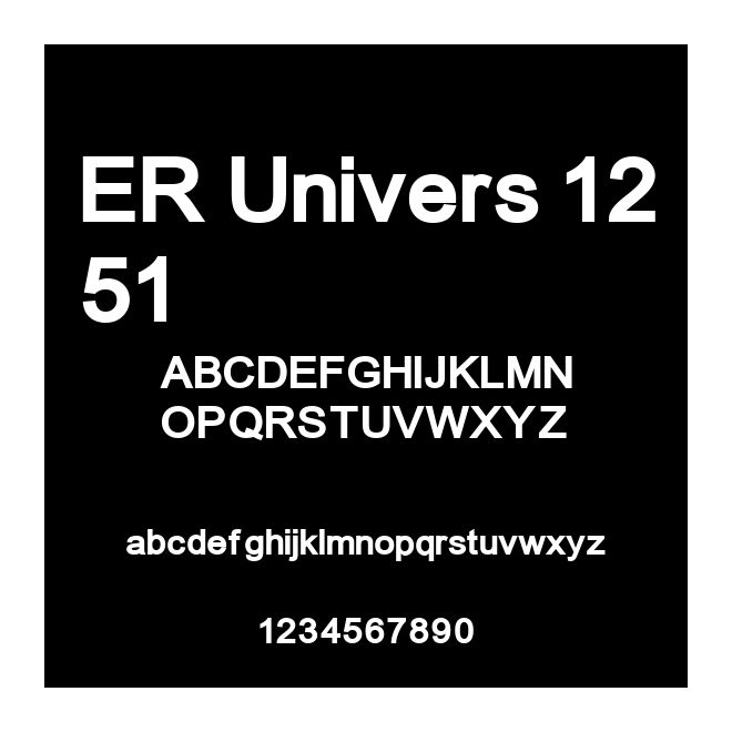 ER Univers 1251