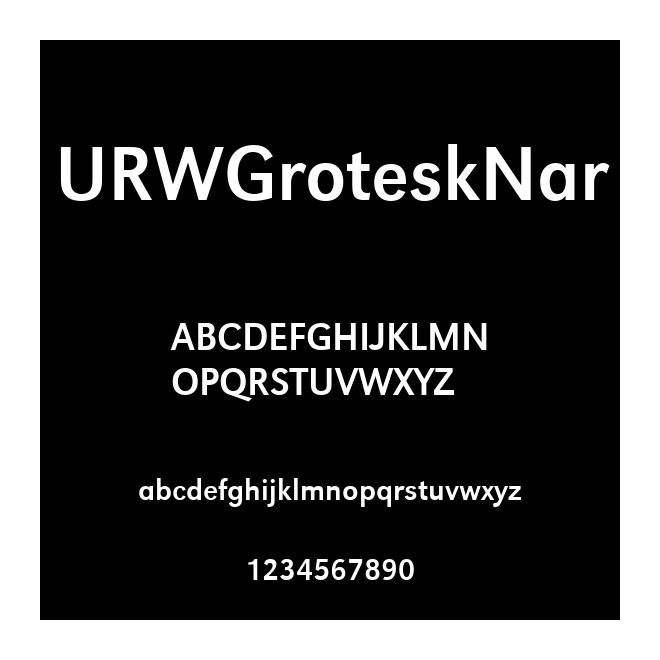 URWGroteskNar