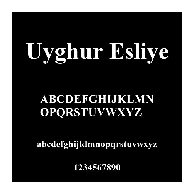 Uyghur Esliye