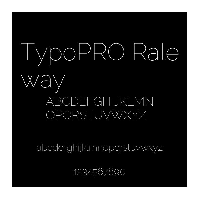 TypoPRO Raleway