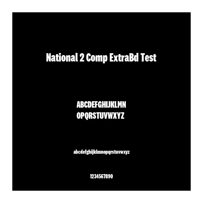 National 2 Comp ExtraBd Test