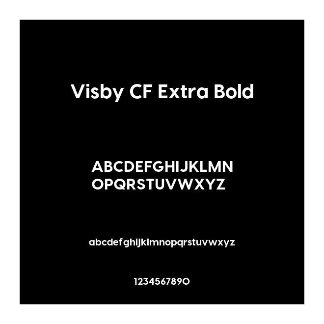 Visby CF Extra Bold