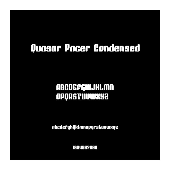 Quasar Pacer Condensed