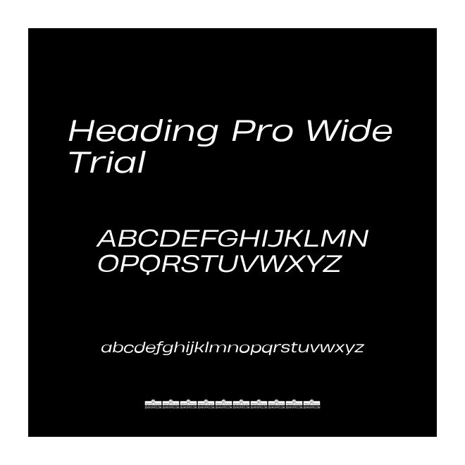 Heading Pro Wide Trial