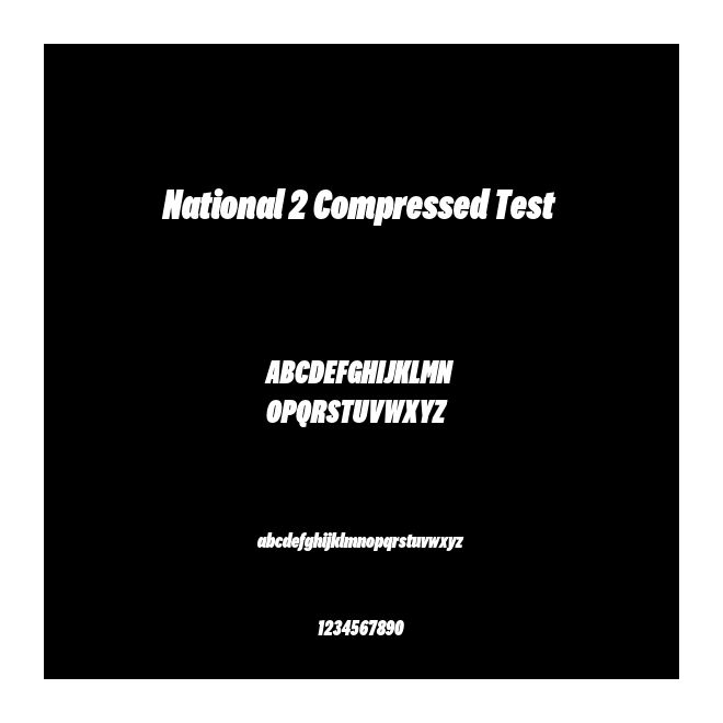 National 2 Compressed Test