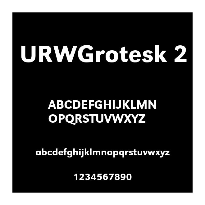 URWGrotesk 2
