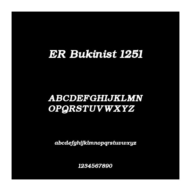 ER Bukinist 1251