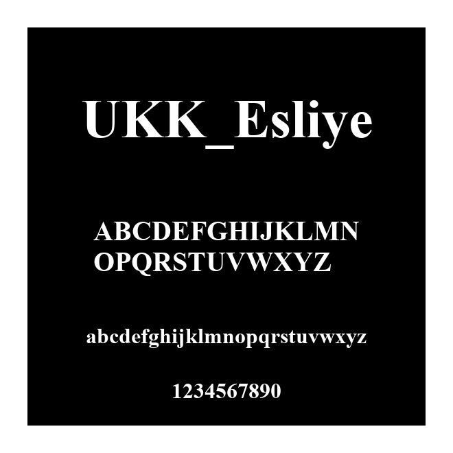UKK_Esliye
