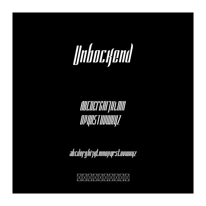 Unbockend