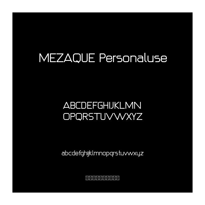 MEZAQUE Personaluse