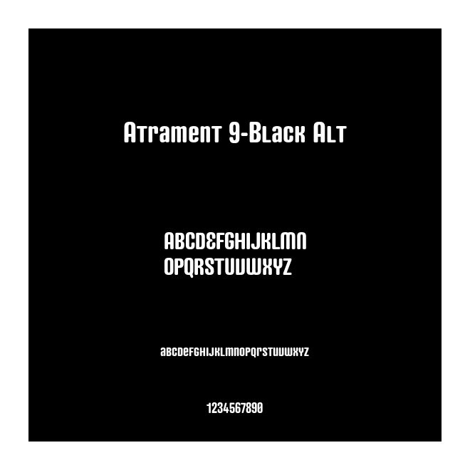 Atrament 9-Black Alt