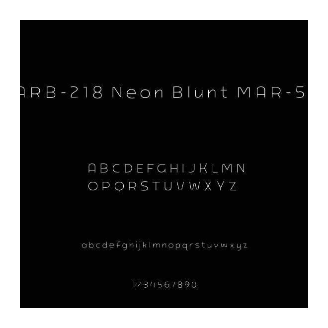 ARB-218 Neon Blunt MAR-50