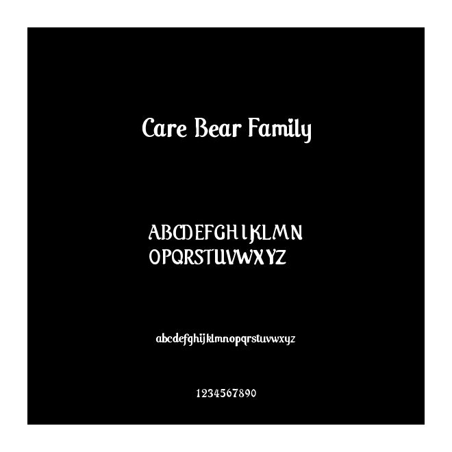 Care Bear Family