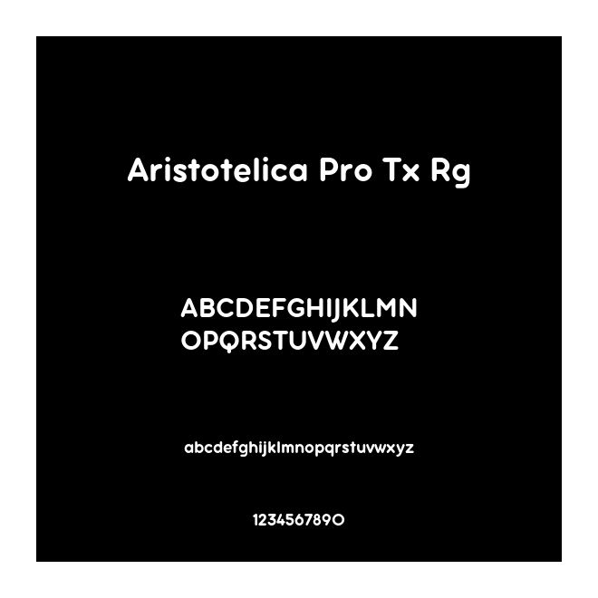 Aristotelica Pro Tx Rg