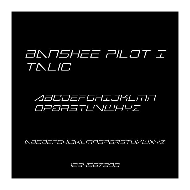 Banshee Pilot Italic