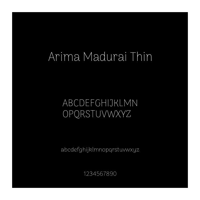 Arima Madurai Thin