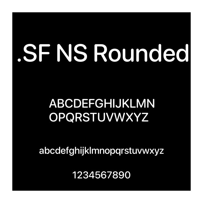 .SF NS Rounded
