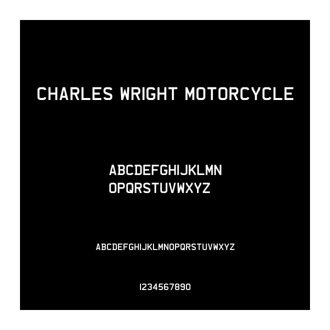 Charles Wright Motorcycle
