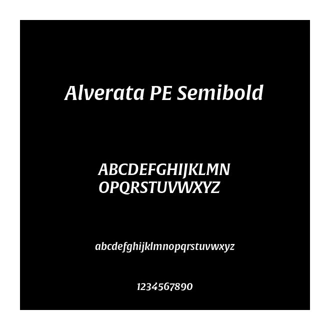 Alverata PE Semibold