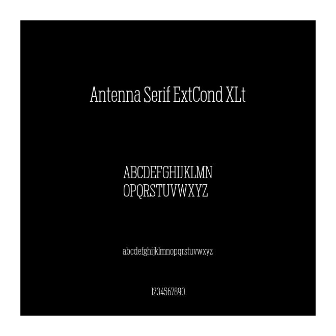 Antenna Serif ExtCond XLt