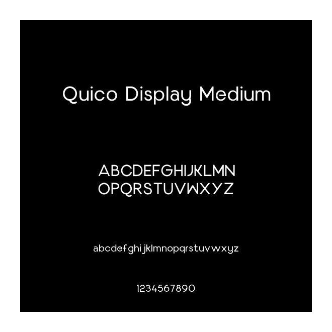Quico Display Medium