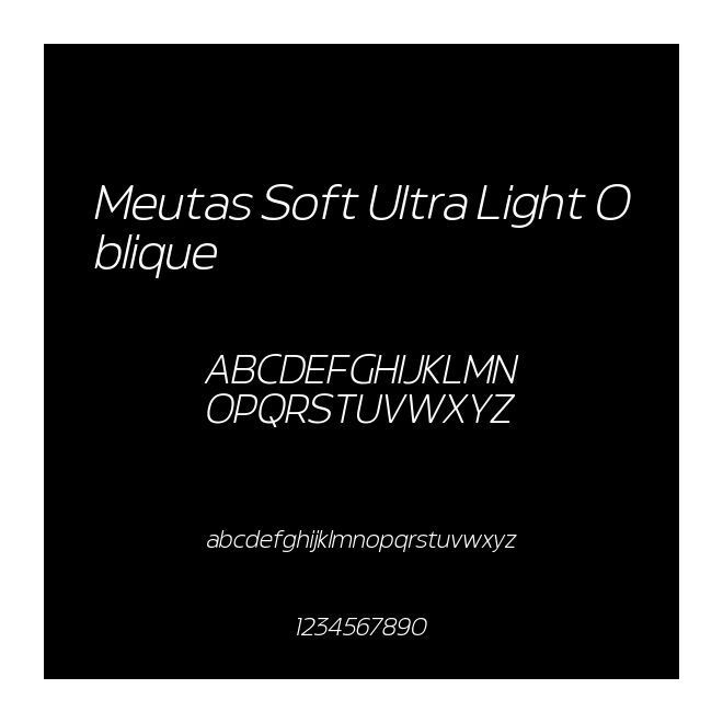 Meutas Soft Ultra Light Oblique