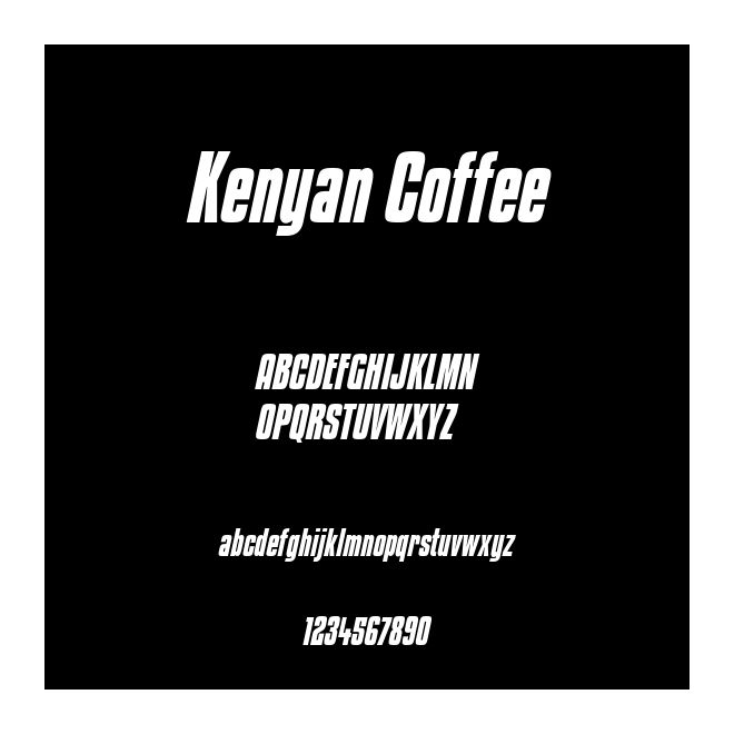 Kenyan Coffee
