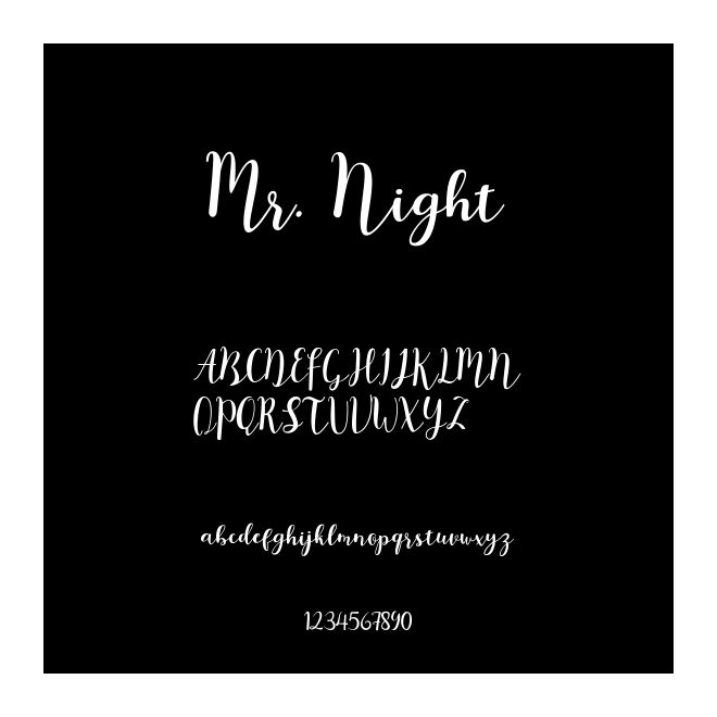 Mr. Night