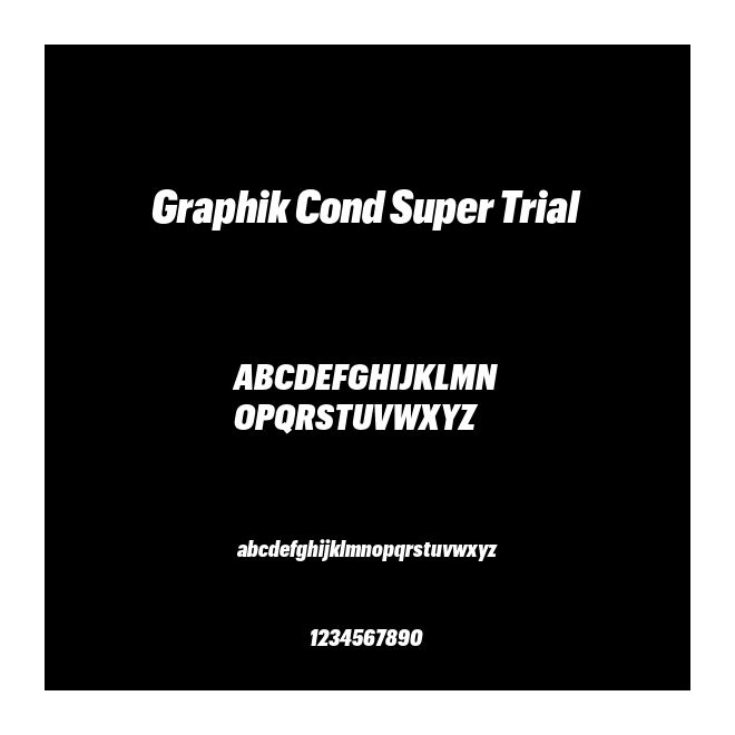 Graphik Cond Super Trial