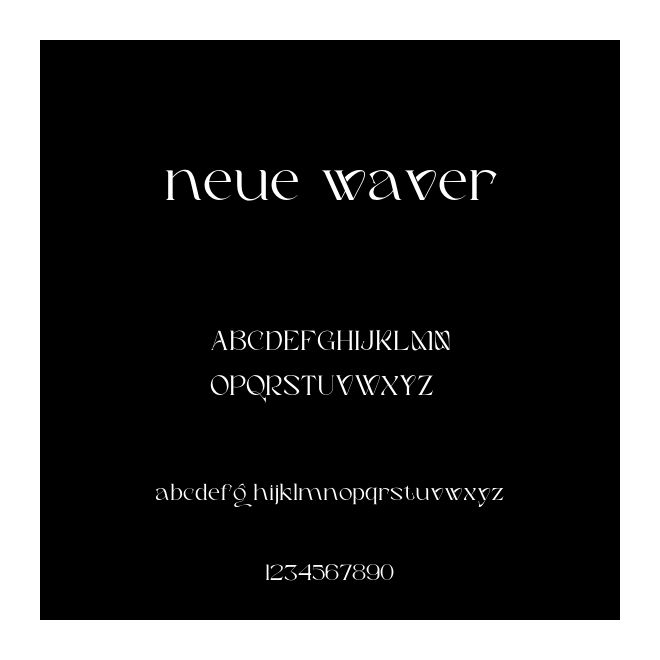 neue waver