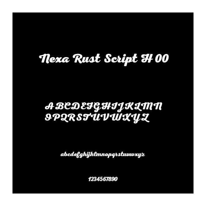 Nexa Rust Script H 00