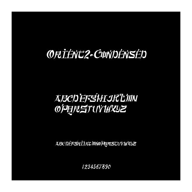 Orient2-Condensed