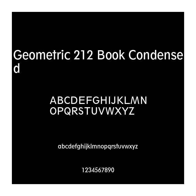 Geometric 212 Book Condensed