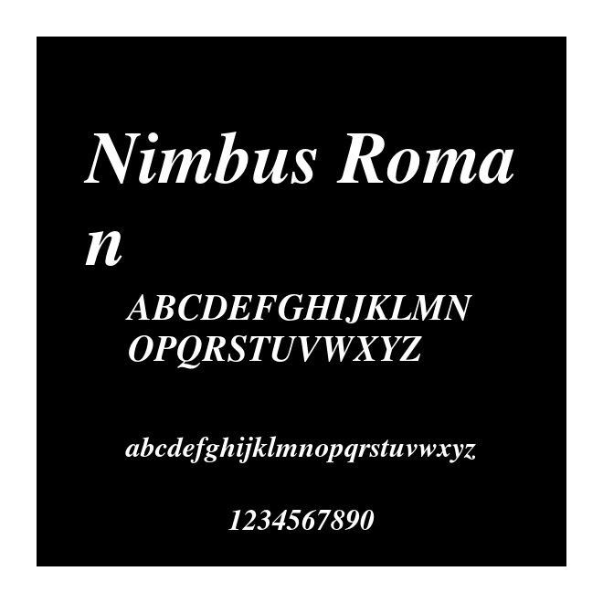 Nimbus Roman