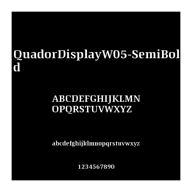 QuadorDisplayW05-SemiBold