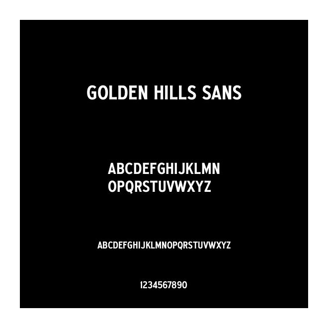 Golden Hills Sans