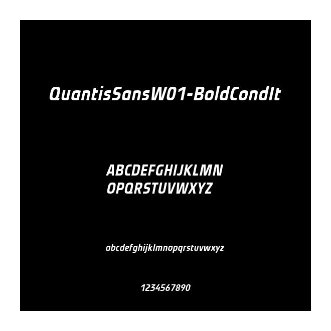 QuantisSansW01-BoldCondIt