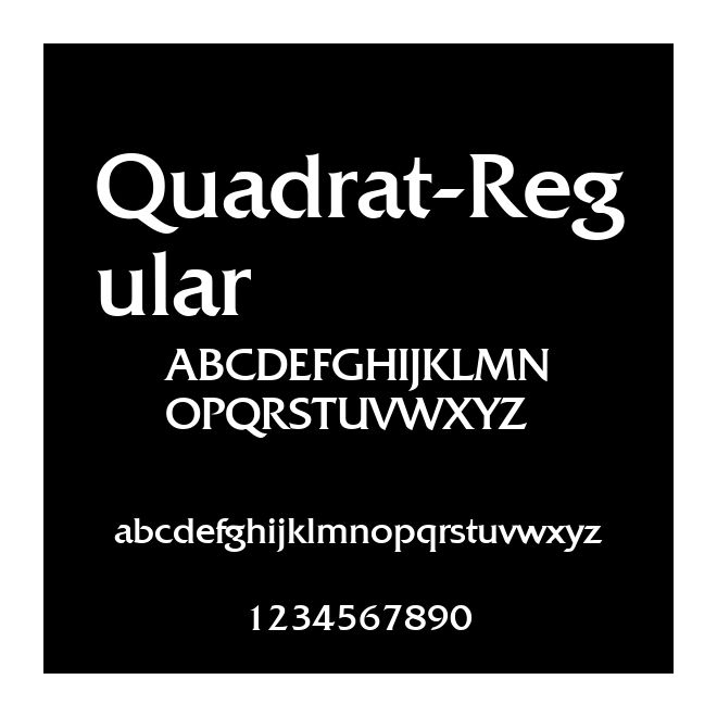 Quadrat-Regular